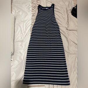Old Navy Navy and White Striped Top